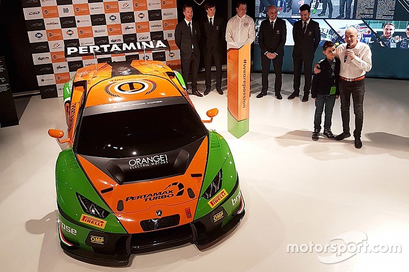 Grasser e Orange1: livrea aggressiva per la Huracan GT3 nel BES!