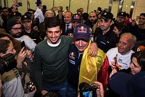 Carlos Sainz: "La fortuna nos sonrió con los pequeños problemas"