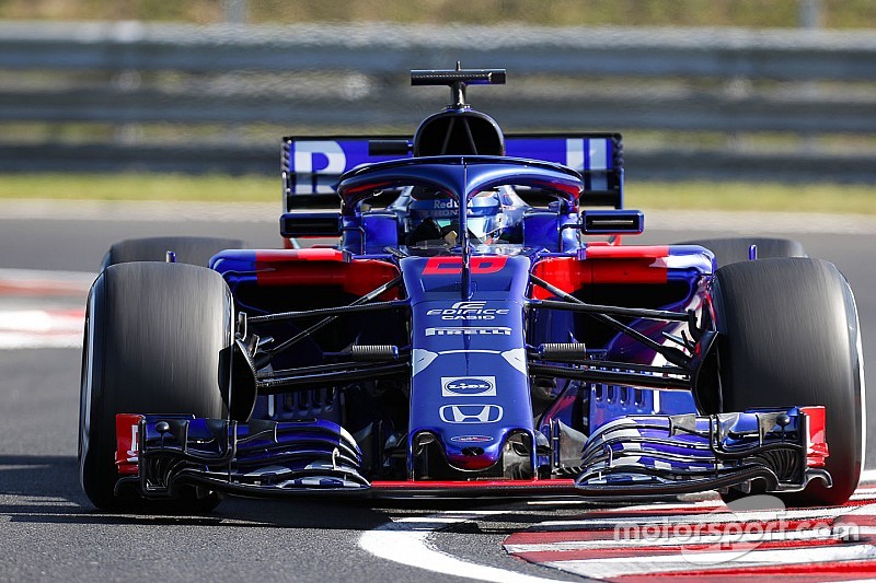 Test Hungaroring, Giorno 1, ore 11: Hartley in vetta con la Toro Rosso. Williams e Force India provano le ali 2019