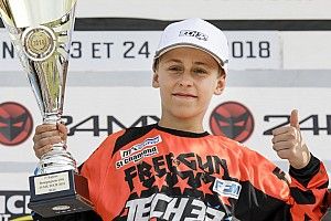 Maxime Grau décroche sa première victoire en Espoirs 85cc