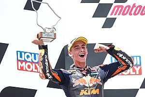 Moto3王者ペドロ・アコスタ、トレーニング中に左足大腿骨を骨折。オランダGPは欠場へ
