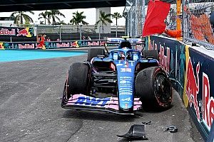 VIDEO: El accidente de Ocon en Miami que le hizo pasar por el centro médico
