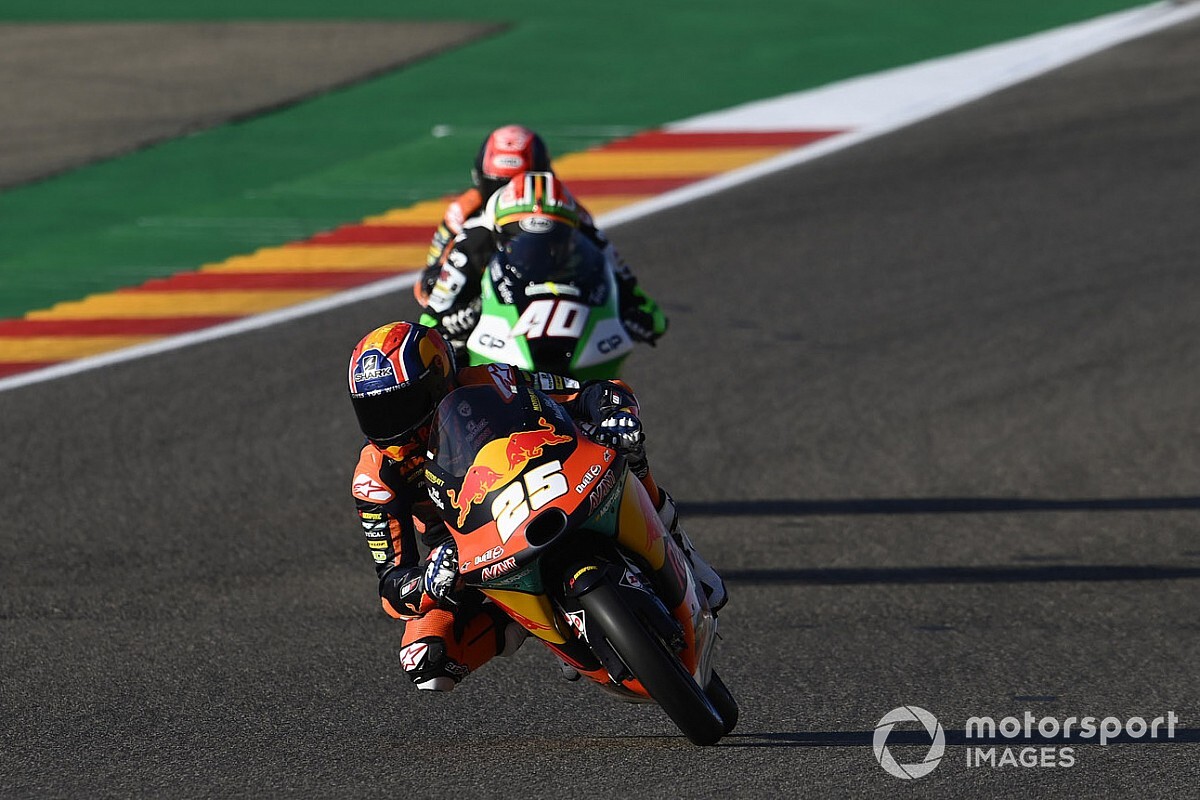 Moto3 Aragon FT3: Fernandez bleibt vorn, viele gestrichene Zeiten