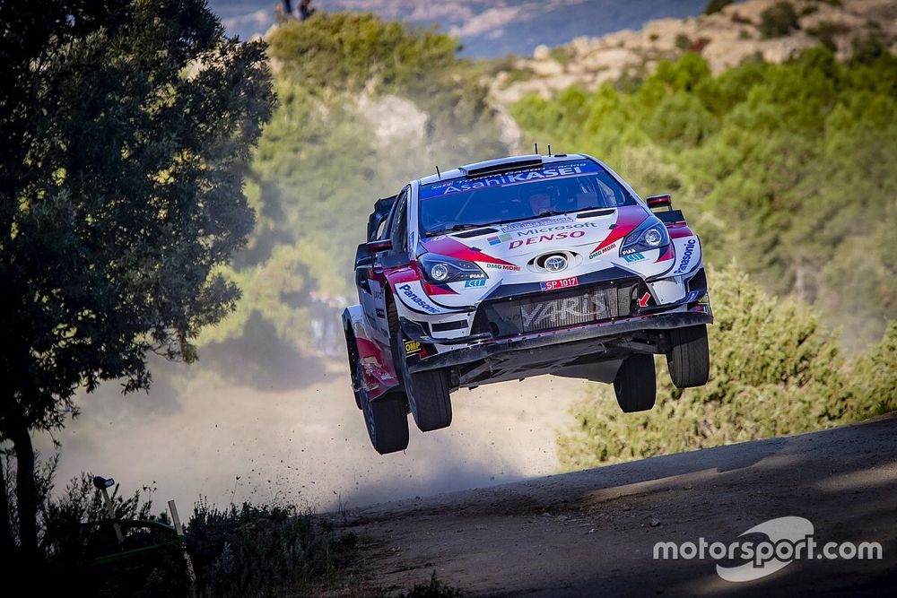 WRC leader Evans upbeat despite Rally Italy struggles