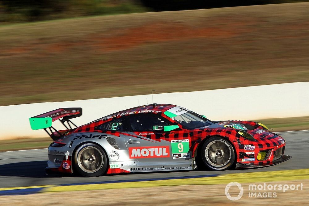 #9 PFAFF Motorsports Porsche 911 GT3R, GTD: Zacharie Robichon, Laurens Vanthoor, Lars Kern