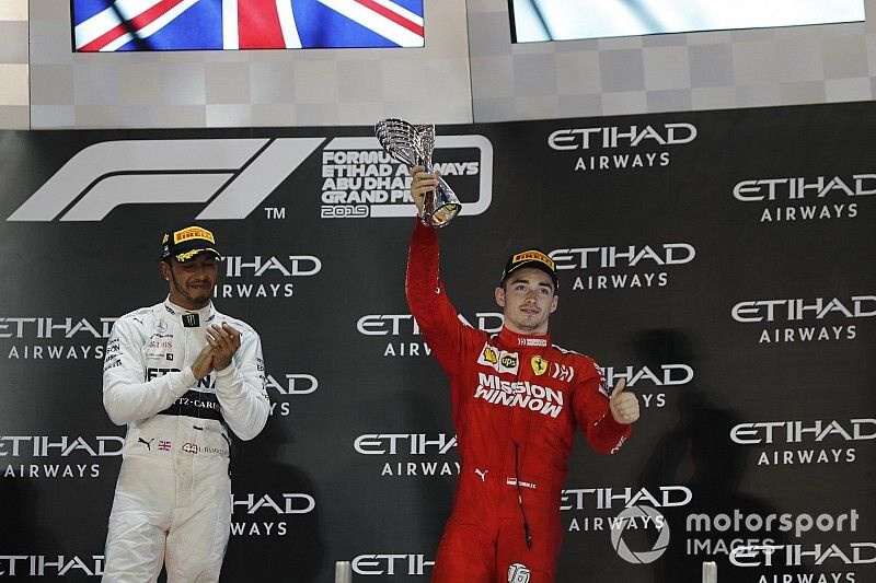 Podio: tercer lugar Charles Leclerc, Ferrari