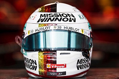 Fotos: Vettel también esquiva la regla del cambio de casco en Brasil