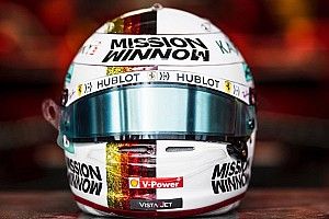 Fotos: Vettel también esquiva la regla del cambio de casco en Brasil