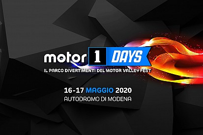 Motor1Days: quarta edizione a Modena il 16 e 17 maggio