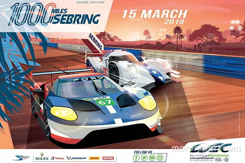 L'affiche des 1000 Miles de Sebring