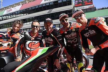 Le "All Stars" Aprilia battezzano la RS-GP al Mugello davanti a 10mila appassionati