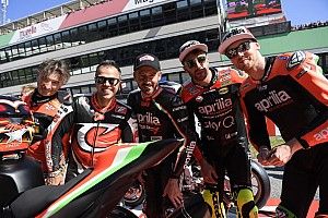Le "All Stars" Aprilia battezzano la RS-GP al Mugello davanti a 10mila appassionati