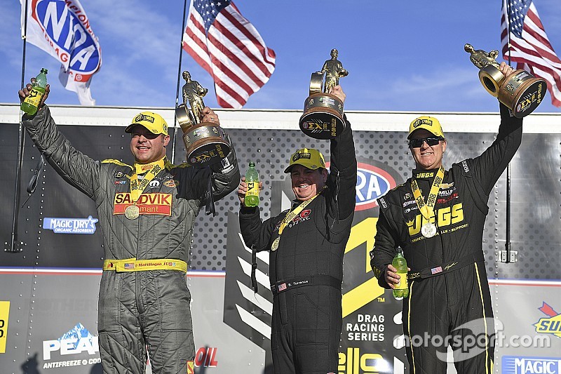 B. Torrence, Hagan, Coughlin Jr. win NHRA Arizona Nationals