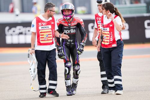 Aprilia vive una "pesadilla" en Arag&oacute;n: "La peor carrera en tres a&ntilde;os"