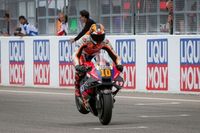 El objetivo de Honda es volver al podio antes que Yamaha, seg&uacute;n Marini