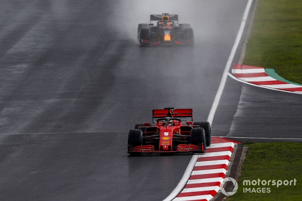 Sebastian Vettel, Ferrari SF1000, Max Verstappen, Red Bull Racing RB16