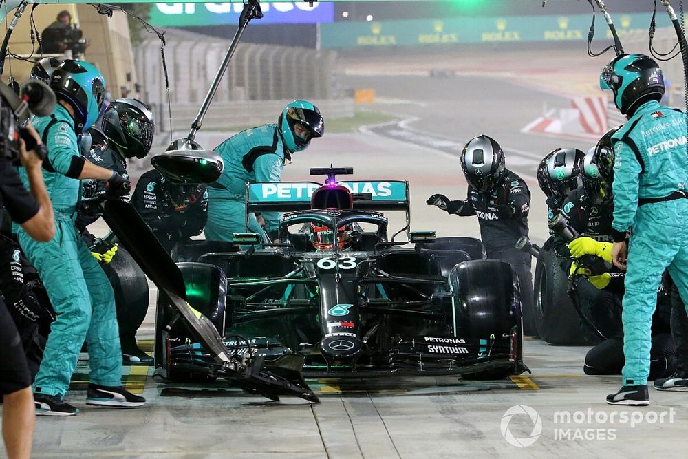 Dit schreven internationale media over Russell, Perez en Sakhir GP
