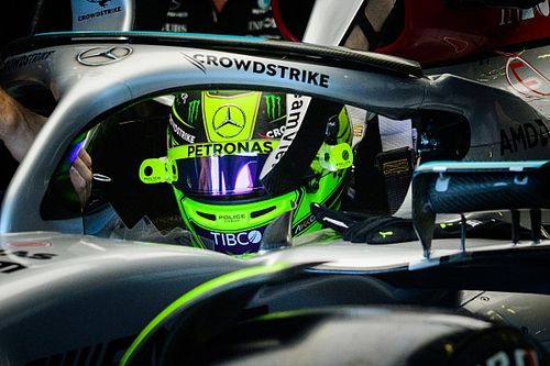 Hamilton compara al Mercedes con un caballo: "No sabes cuándo te va a dar una coz"