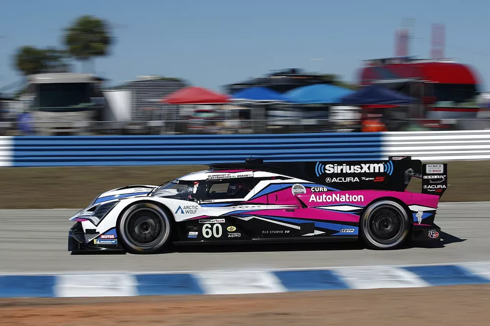 #60 Meyer Shank Racing W/Curb-Agajanian, Acura ARX-06, GTP: Colin Braun, Tom Blomqvist, Helio Castroneves