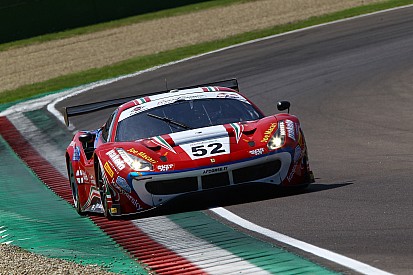 GT Italiano, Imola, Libere 1: Fuoco e Hudspeth al comando con la Ferrari di AF Corse