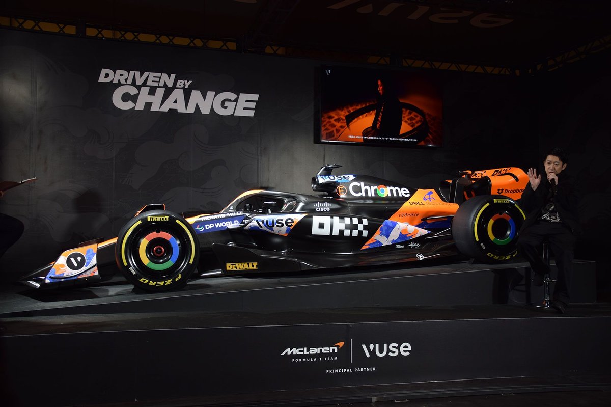 F1マクラーレンピットインリトグラフ