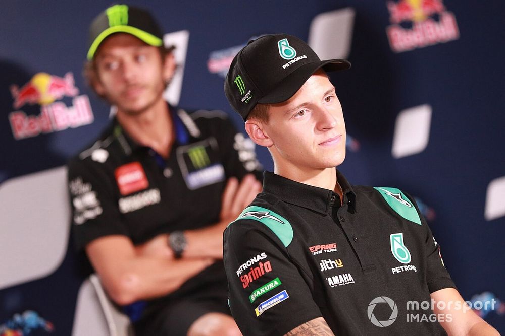 Fabio Quartararo, Petronas Yamaha SRT, en conférence de presse