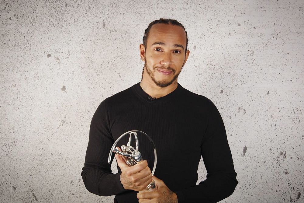 Laureus Athlete Advocate Award winner Lewis Hamilton