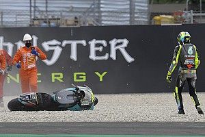Rossi admet "une grosse déception" après une nouvelle chute