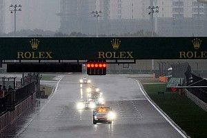 Shanghai WEC race halted due to heavy rain