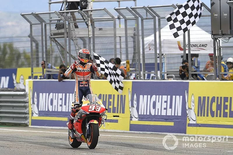 Marc Marquez, Repsol Honda Team, vainqueur de la course