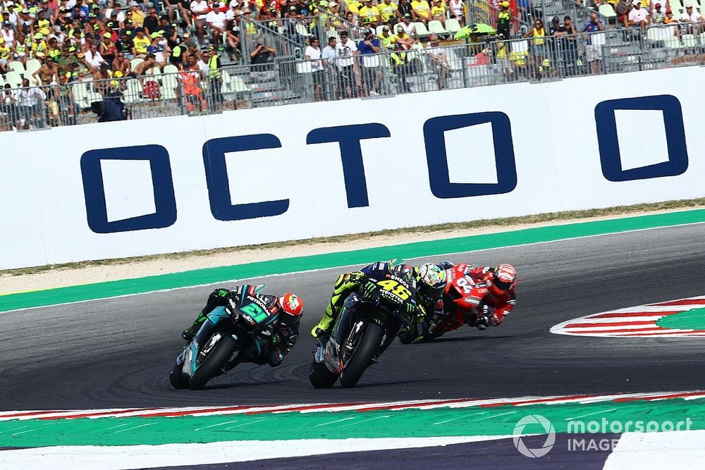 Valentino Rossi, Yamaha Factory Racing, Franco Morbidelli, Petronas Yamaha SRT, Andrea Dovizioso, Ducati Team