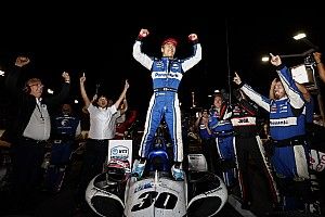 Gateway IndyCar: Sato edges Carpenter in wild, weird race