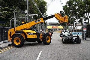 VÍDEOS: Bottas no muro, Ferrari com problemas e Pérez/Magnussen