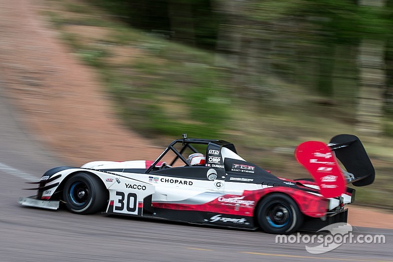 Romain Dumas on provisional pole at Pikes Peak !
