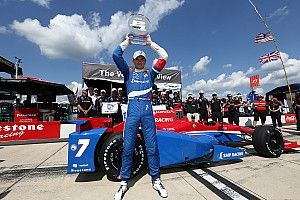 Aleshin wins his first IndyCar pole