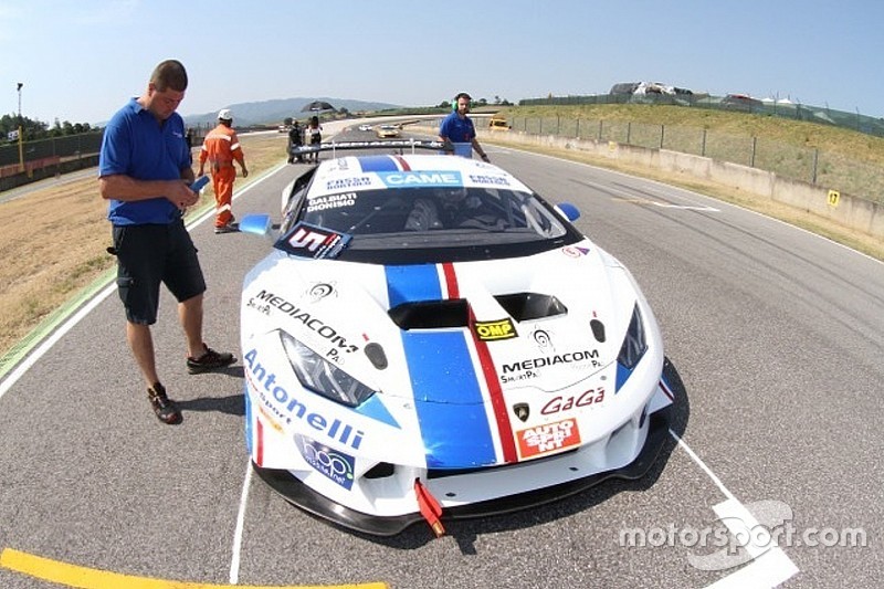 Una Lamborghini Huracan dell'Antonelli Motorsport per Galbiati