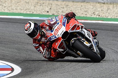 Lorenzo felice: "La carena nuova va bene. Mi aiuta all'anteriore"