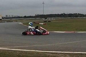 De olho em retorno à F1, Massa treina com kart em Interlagos