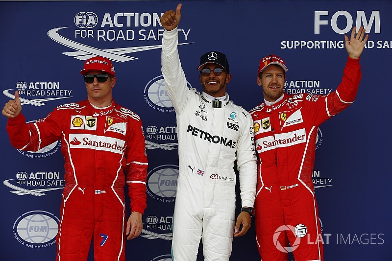 Grid start balapan GP Inggris 2017