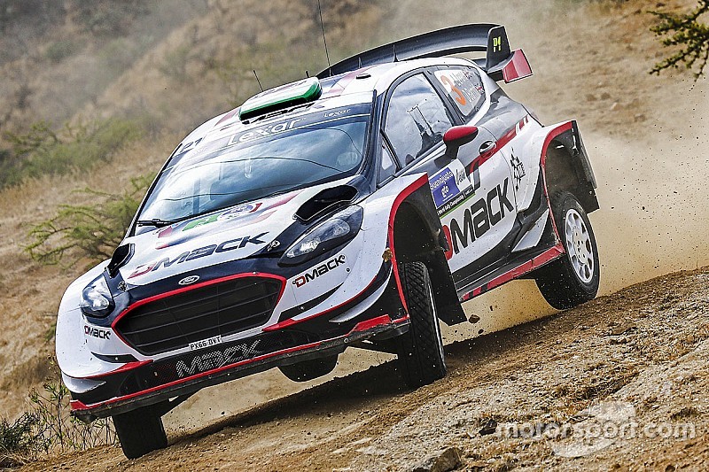 Le nuove gomme da sterrato della DMACK convincono subito Evans
