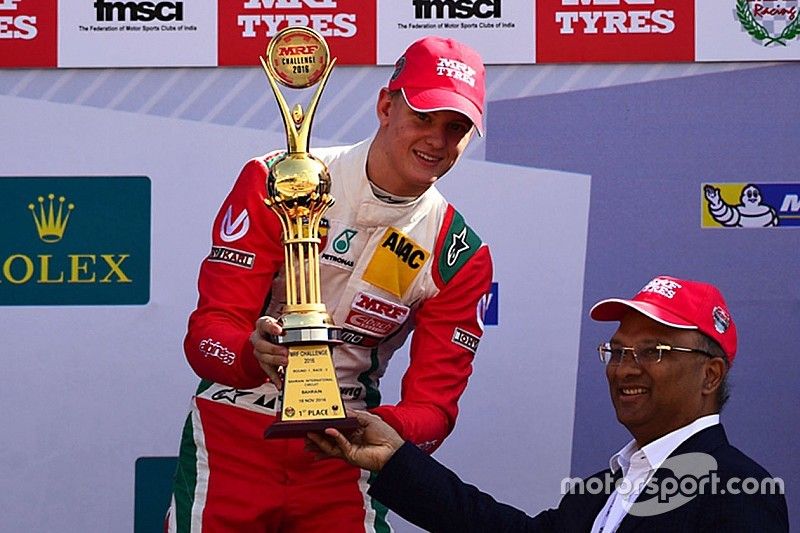 Le vainqueur Mick Schumacher