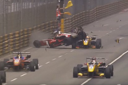 Macau crash used in F1 Halo presentation
