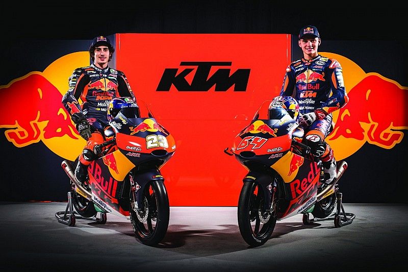 Niccolo Antonelli, Red Bull KTM Ajo and Bo Bendsneyder, Red Bull KTM Ajo