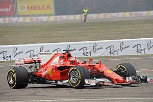 Penampilan perdana Ferrari SF70H di trek
