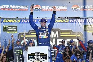 Kyle Busch wins at NHMS, locking himself into next playoff round