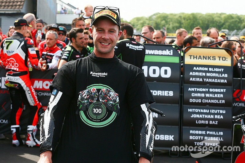100 victorias de Kawasaki en el WorldSBK