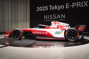 日産、フォーミュラE東京E-Prixに向けて特別マシンカラーを公開
