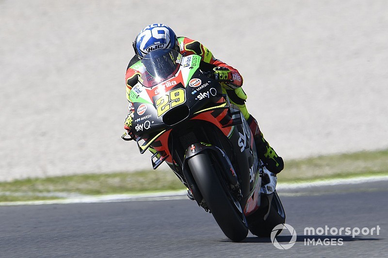 Aprilia, Iannone prova ad alzare l'asticella: "L'obiettivo ora è raggiungere Aleix"