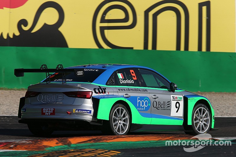 Dionisio e Barri con l’Audi di BF nel TCR DSG Endurance