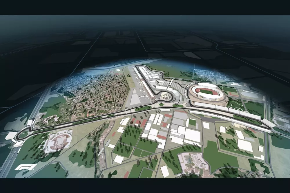 Images informatiques du circuit GP du Vietnam &agrave; Hano&iuml;
